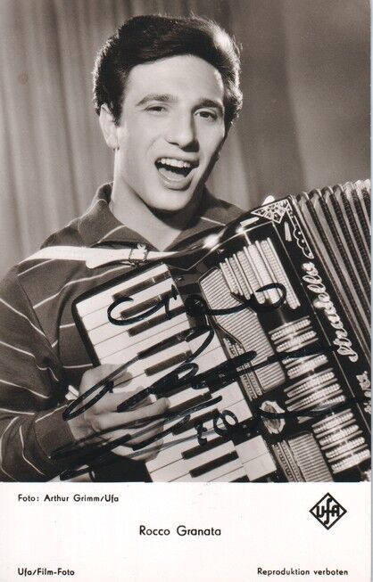 Autogramm Schlager | Rocco GRANATA | 1960er (Portrait SW UFA FK4862)