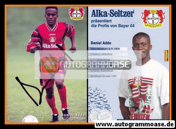 Autogramm Fussball | Bayer Leverkusen | 1996 | Daniel ADDO
