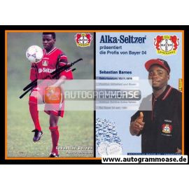 Autogramm Fussball | Bayer Leverkusen | 1996 | Sebastian BARNES