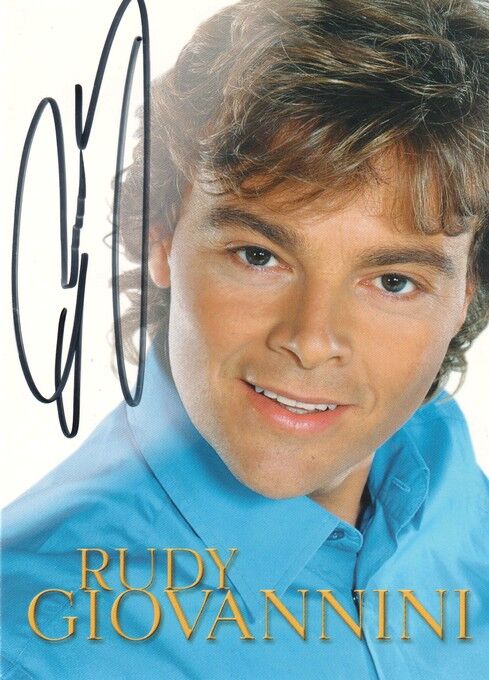 Autogramm Volksmusik | Rudy GIOVANNINI | 2002 "Ciao Bella Mio Amore" (Portrait Color Koch) 2