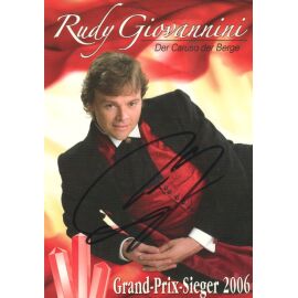 Autogramm Volksmusik | Rudy GIOVANNINI | 2006 (Portrait Color GP-Sieg) 2