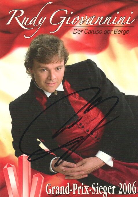 Autogramm Volksmusik | Rudy GIOVANNINI | 2006 (Portrait Color GP-Sieg) 2