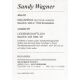 Autogramm Schlager | Sandy WAGNER | 1996...