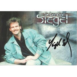 Autogramm Schlager | Sebastian SIEGEL | 2000 "Das Kribbeln" (Portrait Color Palm)