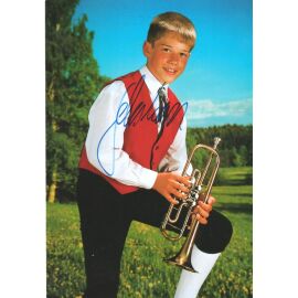 Autogramm Volksmusik | Sebastian WILDGRUBE | 2000er "Lausbum" (Portrait Color)