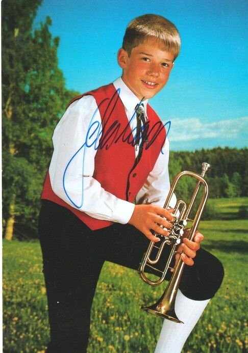 Autogramm Volksmusik | Sebastian WILDGRUBE | 2000er "Lausbum" (Portrait Color)