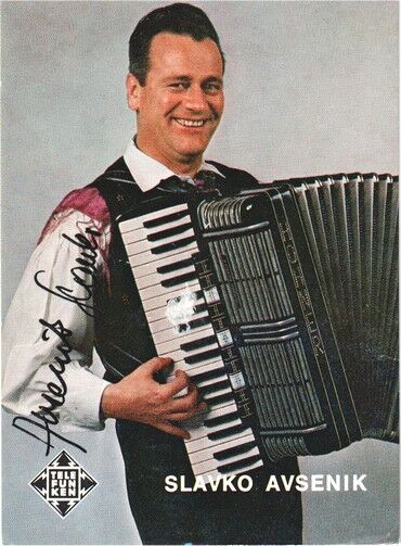 Autogramm Volksmusik | Slavko AVSENIK | 1972 "Olympia-Freunde" (Portrait Color Telefunken)