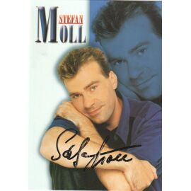 Autogramm Schlager | Stefan MOLL | 1990er (Portrait Color Premium)