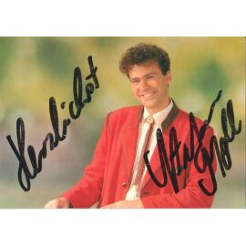 Autogramm Schlager | Stefan MOLL | 1993 "Komm Doch Mit Mir" (Portrait Color Sunflower)
