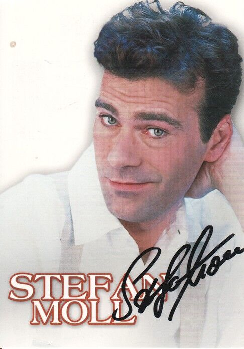 Autogramm Schlager | Stefan MOLL | 2003 "Denn Nur Bei Dir" (Portrait Color Sunflower)