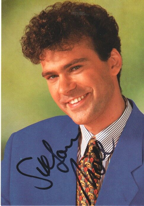 Autogramm Schlager | Stefan MOLL | 1994 "Solang Die Musi" (Portrait Color Sunflower)