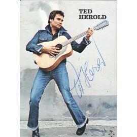 Autogramm Schlager | Ted HEROLD | 1979 "Wieder Zu Haus" (Portrait Color Telefunken)