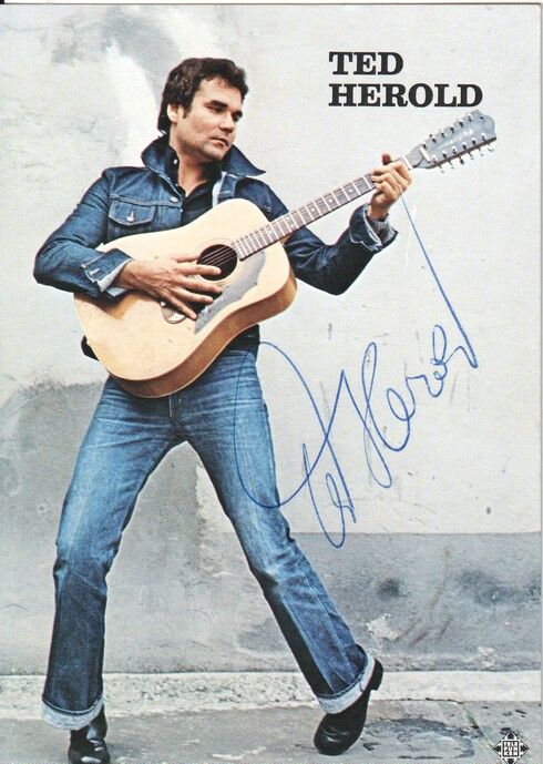 Autogramm Schlager | Ted HEROLD | 1979 "Wieder Zu Haus" (Portrait Color Telefunken)