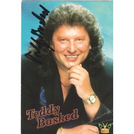 Autogramm Schlager | Teddy BASKET | 1990er (Portrait Color)