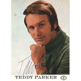 Autogramm Schlager | Teddy PARKER | 1971 "Ladung Dynamit" (Portrait Color Pop) 1