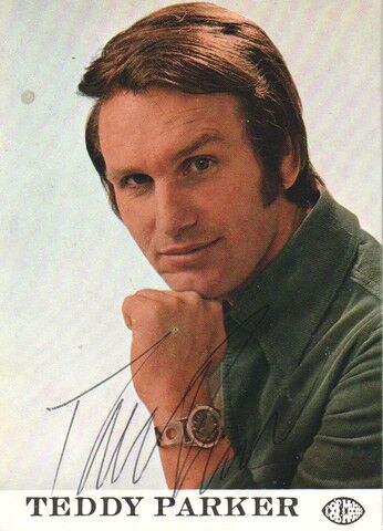 Autogramm Schlager | Teddy PARKER | 1971 "Ladung Dynamit" (Portrait Color Pop) 1