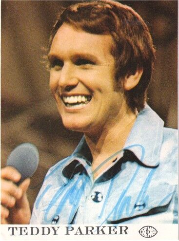 Autogramm Schlager | Teddy PARKER | 1971 "Ladung Dynamit" (Portrait Color Pop) 2