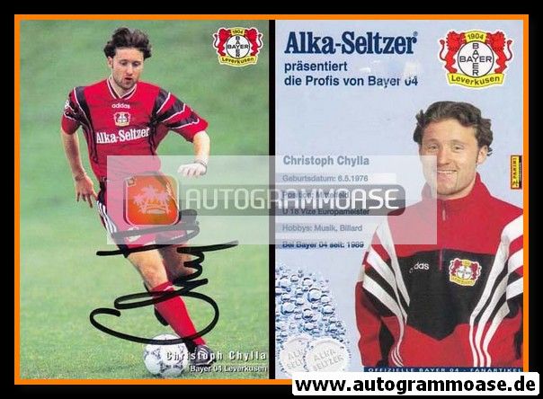 Autogramm Fussball | Bayer Leverkusen | 1996 | Christoph CHYLLA