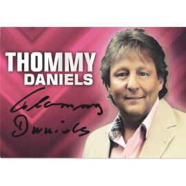 Autogramm Schlager | Thommy DANIELS | 2014 "Mit Dir Zusammen Träumen" (Portrait Color)