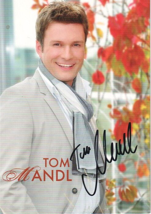 Autogramm Schlager | Tom MANDL | 2010 "Alles Aus Liebe" (Portrait Color Ariola)