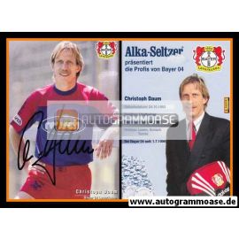 Autogramm Fussball | Bayer Leverkusen | 1996 | Christoph DAUM