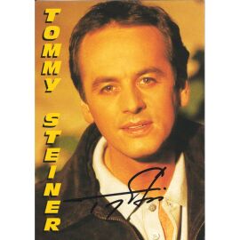 Autogramm Schlager | Tommy STEINER | 1996 "Aus Den Augen" (Portrait Color DA)