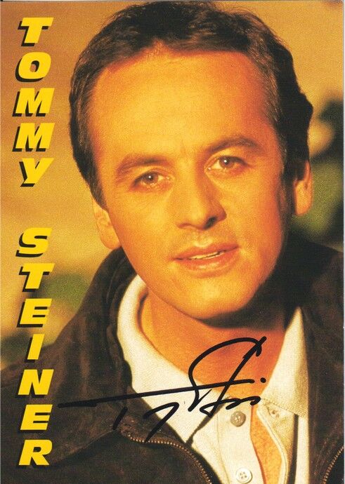 Autogramm Schlager | Tommy STEINER | 1996 "Aus Den Augen" (Portrait Color DA)