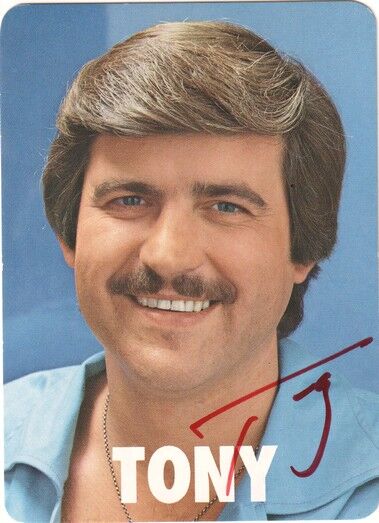 Autogramm Schlager | TONY | 1978 "Mucho Mucho" (Portrait Color Philips)