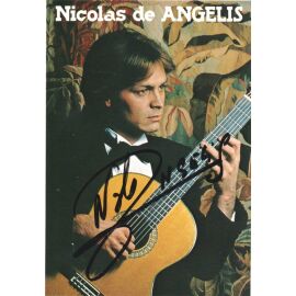 Autogramm Gitarre (FRA) | Nicolas DE ANGELIS | 1981 "Anna" (Portrait Color Teldec)