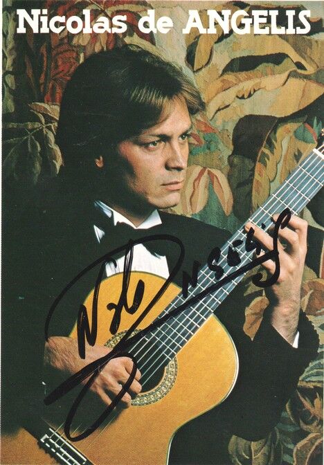 Autogramm Gitarre (FRA) | Nicolas DE ANGELIS | 1981 "Anna" (Portrait Color Teldec)