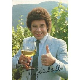 Autogramm Schlager | Tony MARSHALL | 1980er (Portrait Color) Badischer Wein