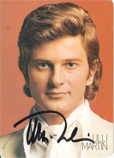 Autogramm Schlager | Ulli MARTIN | 1972 "Ein Traum Wird Wahr" (Portrait Color Philips)