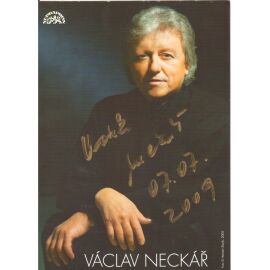 Autogramm Schlager (CZE) | Vaclav NECKAR | 2006 "40 Hits" (Portrait Color Supraphon)