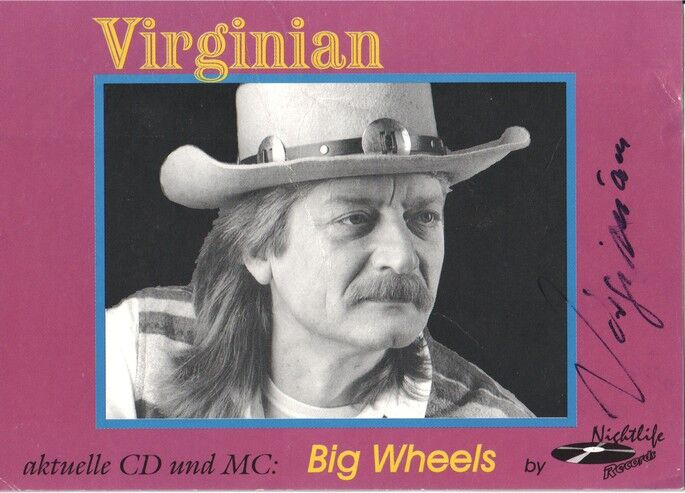Autogramm Rock | VIRGININA | 2005 "Big Wheels" (Portrait SW Nightlife)
