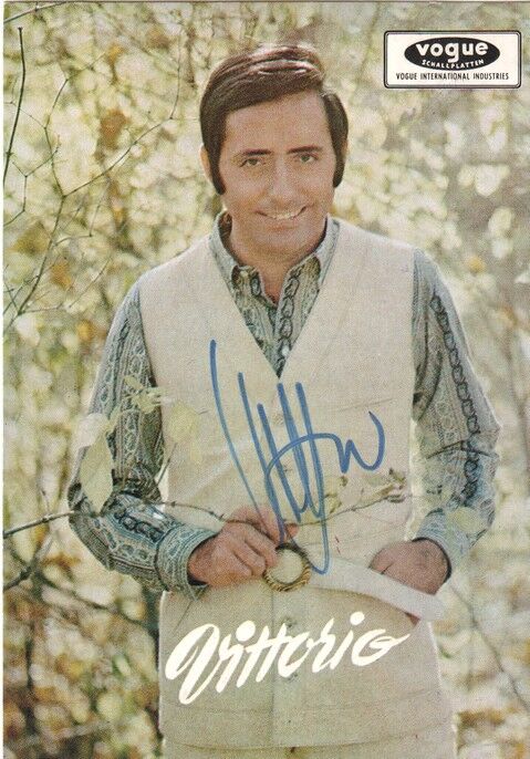 Autogramm Schlager | Vittorio CASAGRANDE | 1968 "Wenn Ich Heimkomm" (Portrait Color Vogue)
