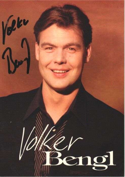 Autogramm Klassik | Volker BENGL | 1997 "Vorhang Auf" (Portrait Color Koch)