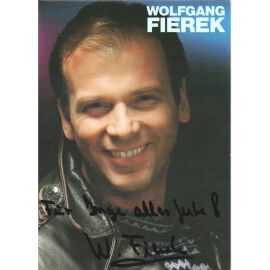 Autogramm Schlager | Wolfgang FIEREK | 1990 "Resi Mei Traktor" (Portrait Color Polydor)