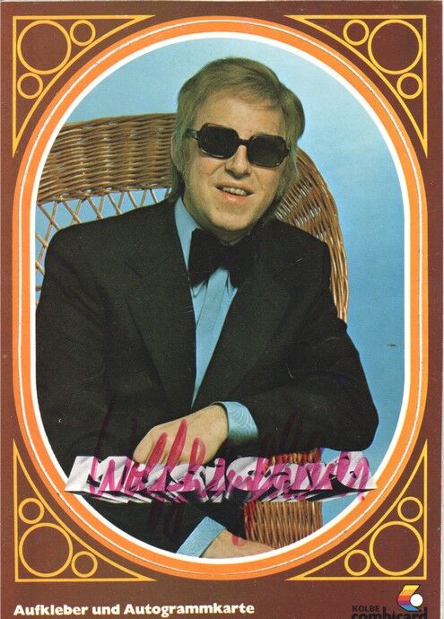 Autogramm Schlager | Wolfgang SAUER | 1970er (Portrait Color Kolbe)