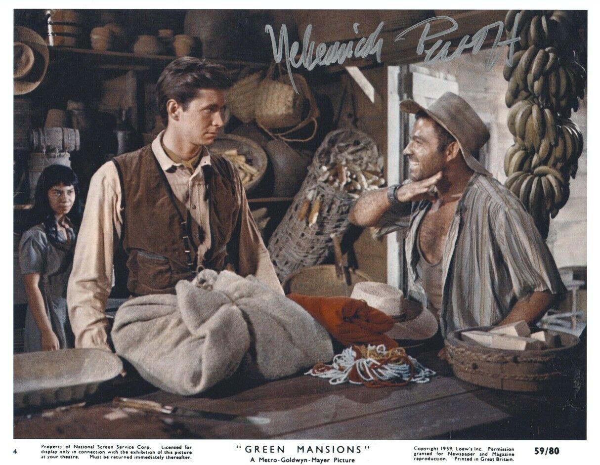 Autogramm Film (USA) | Nehemiah PERSOFF | 1959 Foto "Green Mansions" (Filmszene Color XL)