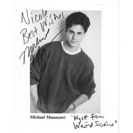 Autogramm Film (USA) | Michael MANASSERI | 1990er Foto (Portrait SW XL)