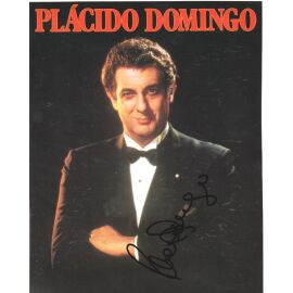 Autogramm Klassik (ESP) | Placido DOMINGO | 1990er (Portrait Color XM)