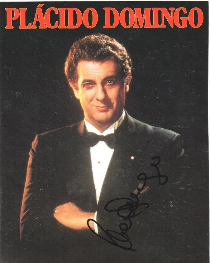 Autogramm Klassik (ESP) | Placido DOMINGO | 1990er (Portrait Color XM)