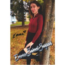Autogramm Erotik | EMMA SWEET SUGAR | 2020er (Portrait Color) OnlyFans