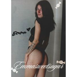 Autogramm Erotik | EMMA SWEET SUGAR | 2020er (Portrait Color) Instagram