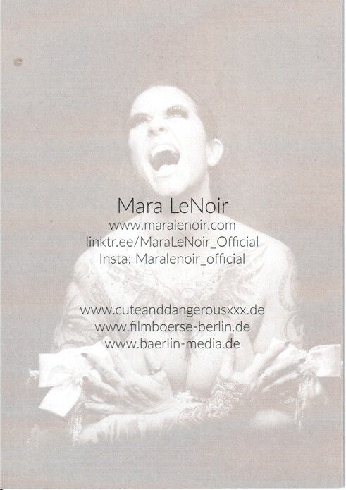 Autogramm Erotik | MARA LENOIR | 2020er (Portrait Color) 1