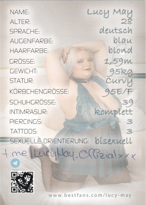 Autogramm Erotik | LUCY MAY | 2020er (Portrait Color) BestFans