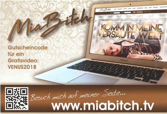 Autogramm Erotik | MIA BITCH | 2018 (Portrait Color) Website