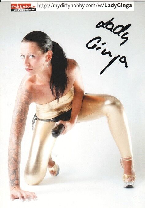 Autogramm Erotik | LADY GINGA | 2020er (Portrait Color) MDH