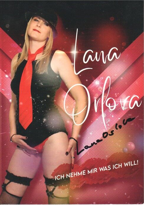 Autogramm Erotik | LANA ORLOVA | 2020er (Portrait Color) Fanpage 2