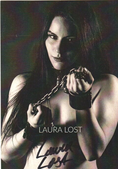 Autogramm Erotik | LAURA LOST | 2020er (Portrait SW) Websites